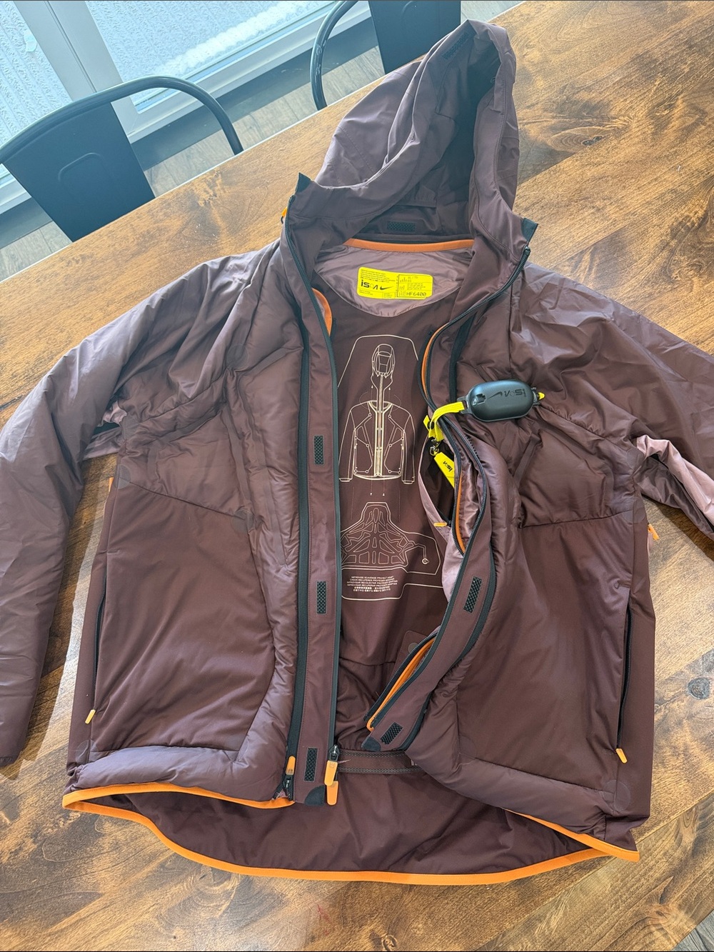 Nike Improvise Scavenge Protect Adapt ISPA insulated jacket # HF6400 size XL